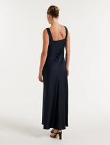 Winnie Square Neck Ruched Midi Dress Forever New