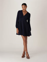 Melody Button Down Mini Dress Forever New