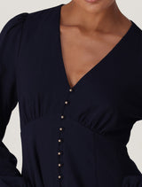 Melody Button Down Mini Dress Forever New