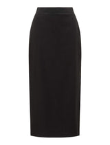 Lucy Linen Column Midi Skirt Forever New