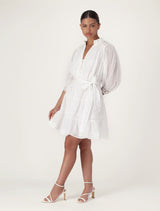 Cecilia Crochet Trim Mini Dress Forever New