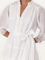 Cecilia Crochet Trim Mini Dress Forever New