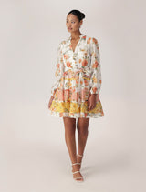 Josie Long-Sleeved Mini Dress Forever New