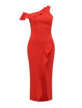 Tyra One Shoulder Ruffle Bodycon Dress Forever New