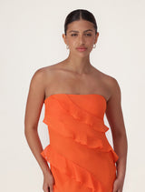 Stella Strapless Ruffle Dress Forever New