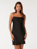 Betty Back Detail Mini Dress Forever New