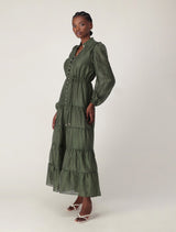 Jessie Button Down Midi Dress Forever New