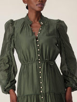 Jessie Button Down Midi Dress Forever New