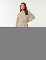 Astrid Belted Knit Mini Dress Forever New