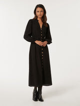 Joanne Petite Long Sleeve Midi Dress Forever New