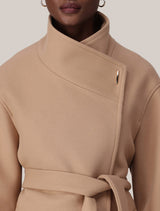 Lola Funnel Neck Wrap Coat Forever New