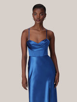 Luna Corset Satin Maxi Dress Forever New