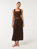 Yas Square Neck Top Forever New