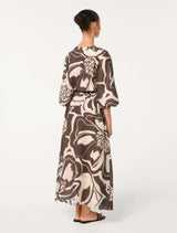 Brynn Petite Waist Tie Midi Dress Forever New