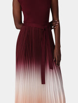 Elsie Ombre Pleat Midi Dress Forever New