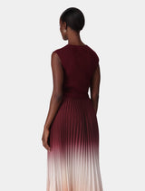 Elsie Ombre Pleat Midi Dress Forever New
