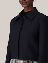 Carson Twill Crop Jacket Forever New