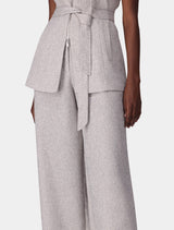 Jackie Textured Wide Leg Pants Forever New