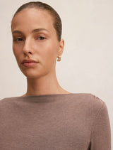 Jasmine Straight Neck Top Forever New
