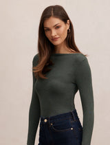 Jasmine Straight Neck Top Forever New