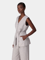 Jackie Zip Waistcoat Forever New