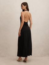 Behati Jersey Halter Midi Dress Forever New