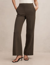 Marissa Wide Leg Pants Olive Suit Forever New