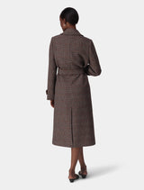 Luccia Belted Check Coat Forever New