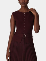 Lelani Pleat Hem Midi Dress Forever New