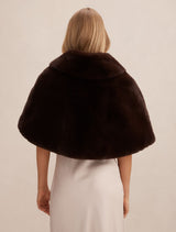 Evelyn Faux Fur Wrap Forever New