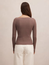 Alaia Knit Rib Top Forever New