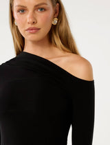 Riva Tipped Neckline Top Forever New