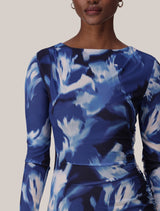 Alannah Mesh Long Sleeve Midi Dress Forever New