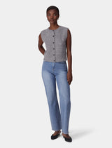 Meisha Button Through Knit Tank Top Forever New