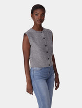 Meisha Button Through Knit Tank Top Forever New