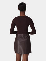 Loretta PU 2 in 1 Dress Forever New