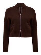 Mariella Petite Knitted Bomber Jacket Forever New