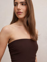 Keely Strapless Jersey Maxi Dress Forever New