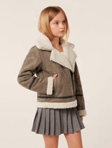 Macy Teen Aviator Jacket Forever New