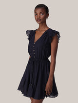 Maxine Flutter Sleeve Mini Dress Forever New