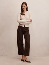 May Crew Neck Cardigan Forever New
