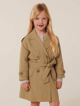 Ilaria Girls Trench Coat French Taupe Forever New