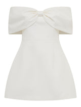Scottie Strapless Bow Mini Dress Forever New