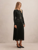 Daphne Long Sleeve Midi Dress Forever New