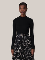 Ayla Print Pleated Midi Dress Forever New