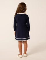 Aubrey Girls Collared Knit Dress Forever New