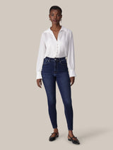 Hayley High-Rise Dark Wash Jeans Forever New