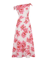 Vinetta Asym Bow Midi Dress