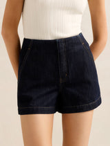 Anya Denim Shorts Dark Wash Forever New
