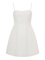 Maura Structured Linen Mini Dress Forever New